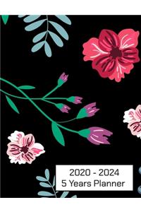 2020 - 2024 5 Years Planner