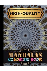 High quality mandalas coloring book