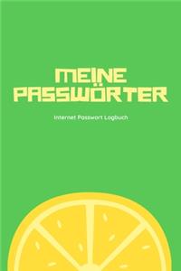 Internet Passwort Logbuch