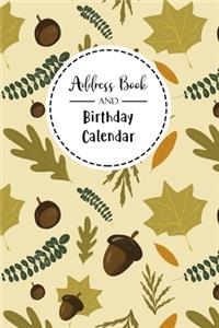 Address Book and Birthday Calendar