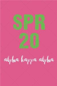 SPR 20 Alpha Kappa Alpha