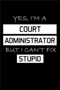 Yes, I'm a Court Administrator But I Can't Fix Stupid