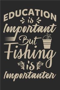 Education is important but Fishing is importanter