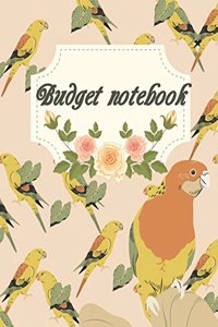 Budget notebook