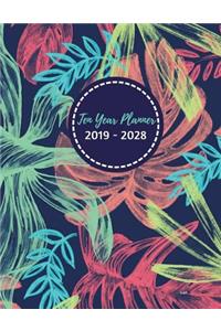 Ten Year Planner 2019 - 2028 Lush