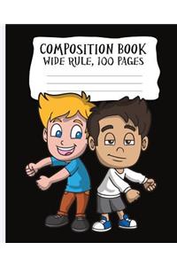 Composition book, Wide Rule, 100 pages