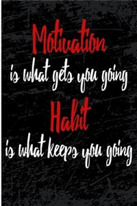 Motivation Is What Gets You Going Habit Is What Keeps You Going