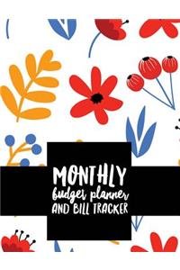 Monthly Budget Planner and Bill Tracker