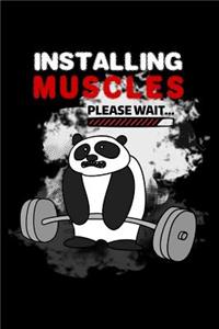 Installing Muscles Please Wait