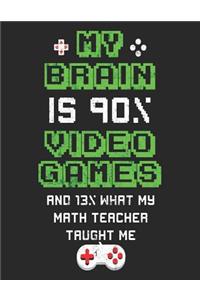 My Brain Is 90% Video Games And 13% What My Math Teacher Taught Me