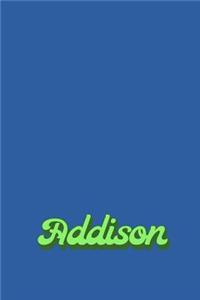 Addison's Notebook