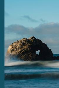 The Ocean Sends Her Love- A Blank Wide Ruled Notebook Journal
