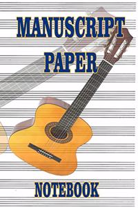 Manuscript Paper Notebook