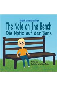 The Note on the Bench - English/German edition