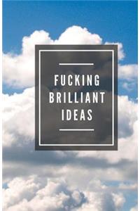 Fucking Brilliant Ideas (Notebook)