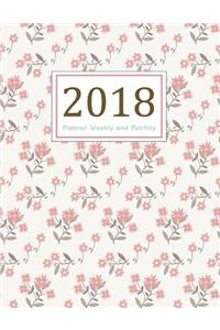 2018 Planner Weekly and Monthly