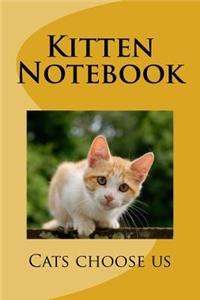 Kitten Notebook