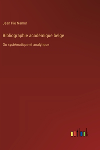 Bibliographie académique belge