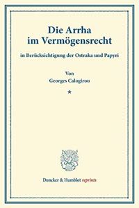 Die Arrha Im Vermogensrecht