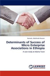 Determinants of Success of Micro Enterprise Associations in Ethiopia