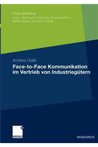 Face-to-Face Kommunikation im Vertrieb von Industriegütern