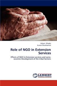 Role of NGO in Extension Services
