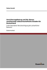 Versicherungsbetrug und der daraus resultierende volkswirtschaftliche Schaden für Deutschland