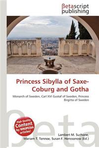 Princess Sibylla of Saxe-Coburg and Gotha