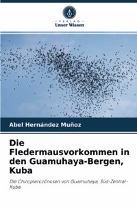 Fledermausvorkommen in den Guamuhaya-Bergen, Kuba