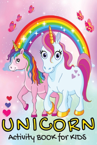 UNICORN Activity Book for Kids ages 4-8