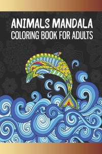 Animals Mandala Coloring Book For Adults