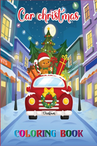 Car Christmas Coloring Book