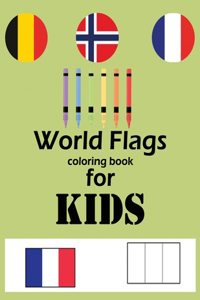 World Flags coloring book for kids