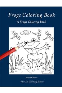 Frogs Coloring Book