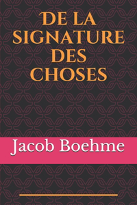 De la signature des choses