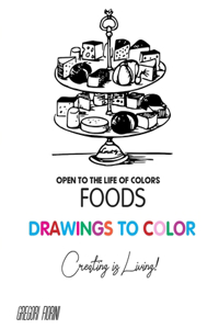 Drawings To Color - Food - Creating is Living!