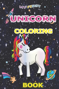 my first unicorn coloring book