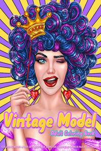 Adult Coloring Book - Vintage Model
