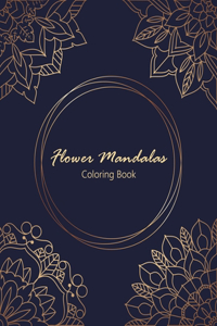 Flower Mandalas Coloring Book