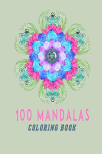 100 Mandala Coloring Book