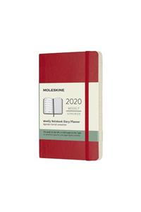 2020 12 MONTH POCKET WEEKLY DIARY SCARLE