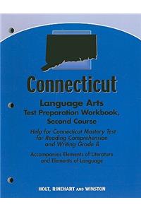 Connecticut Language Arts Test Preparation Workbook, Second Course