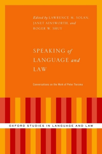 Speaking of Language and Law