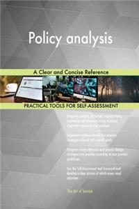 Policy analysis A Clear and Concise Reference