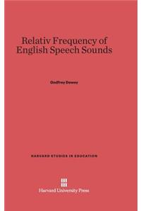 Relative Frequency of English Speech Sounds
