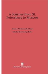 Journey from St. Petersburg to Moscow