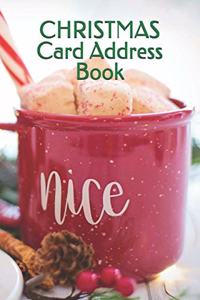 Christmas Card Address Book