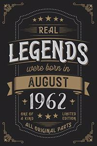 Real Legends were born in August 1962