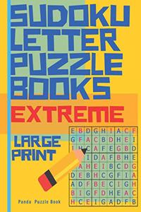 Sudoku Letter Puzzle Books - Extreme - Large Print