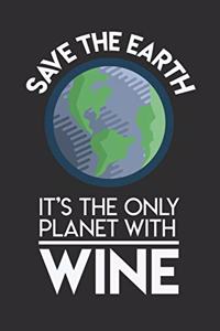 Save The Earth It's The Only Planet With Wine